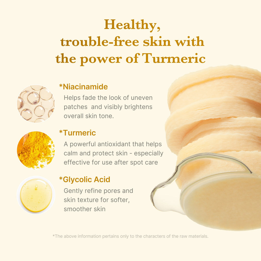 Kojic Acid Turmeric Toner Pad